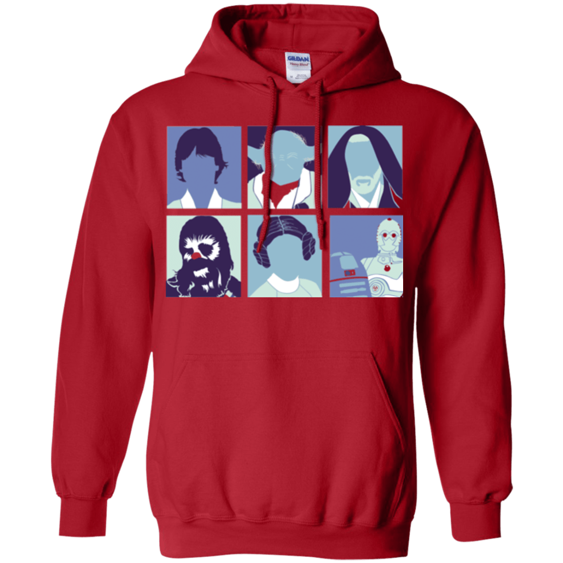 Sweatshirts Red / Small Wars pop Pullover Hoodie