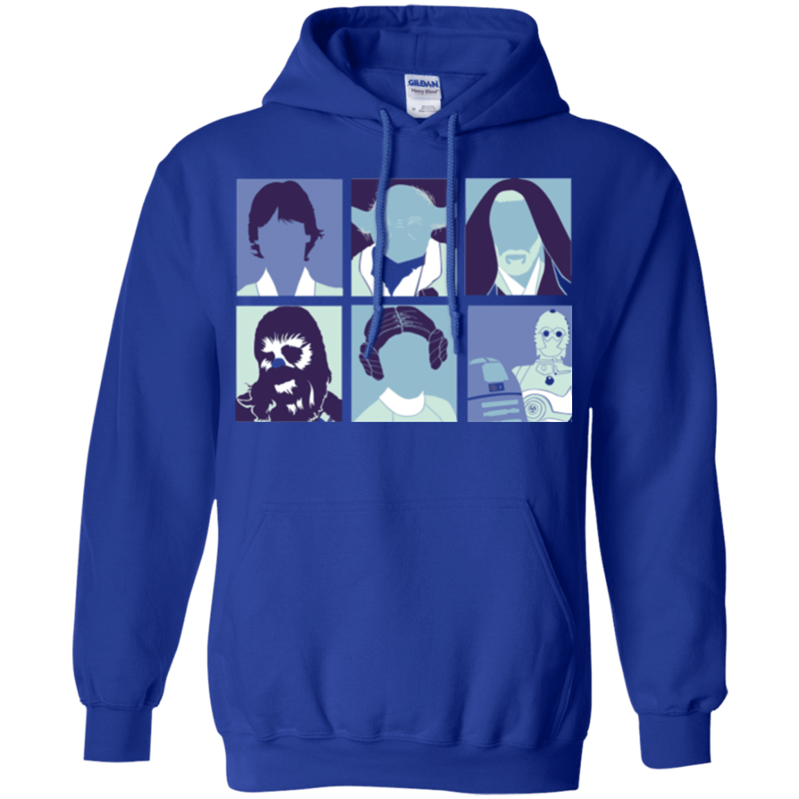 Sweatshirts Royal / Small Wars pop Pullover Hoodie