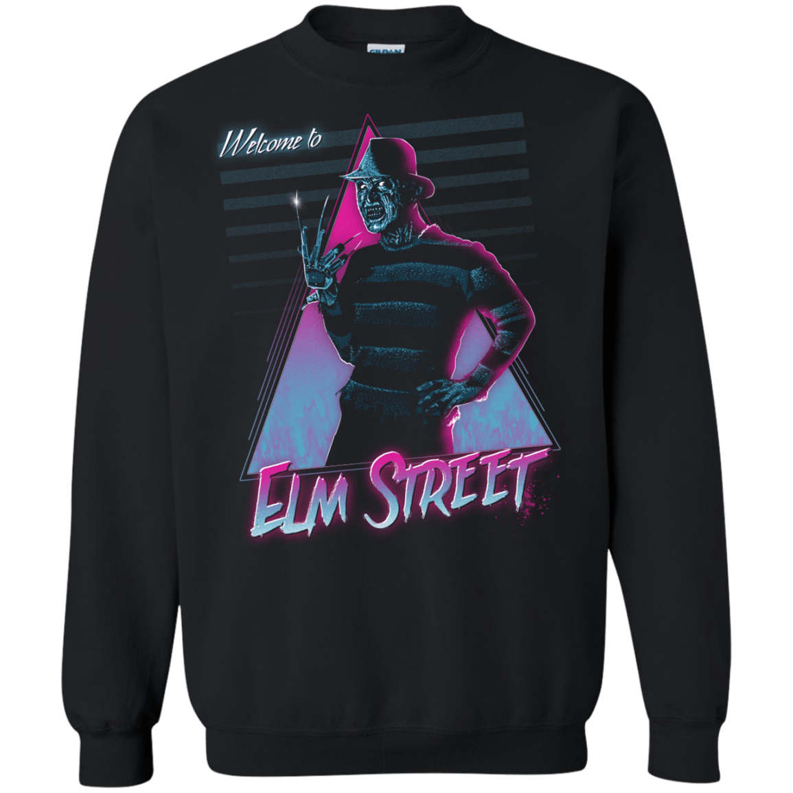 Sweatshirts Black / Small Welcome to Elm Street Crewneck Sweatshirt