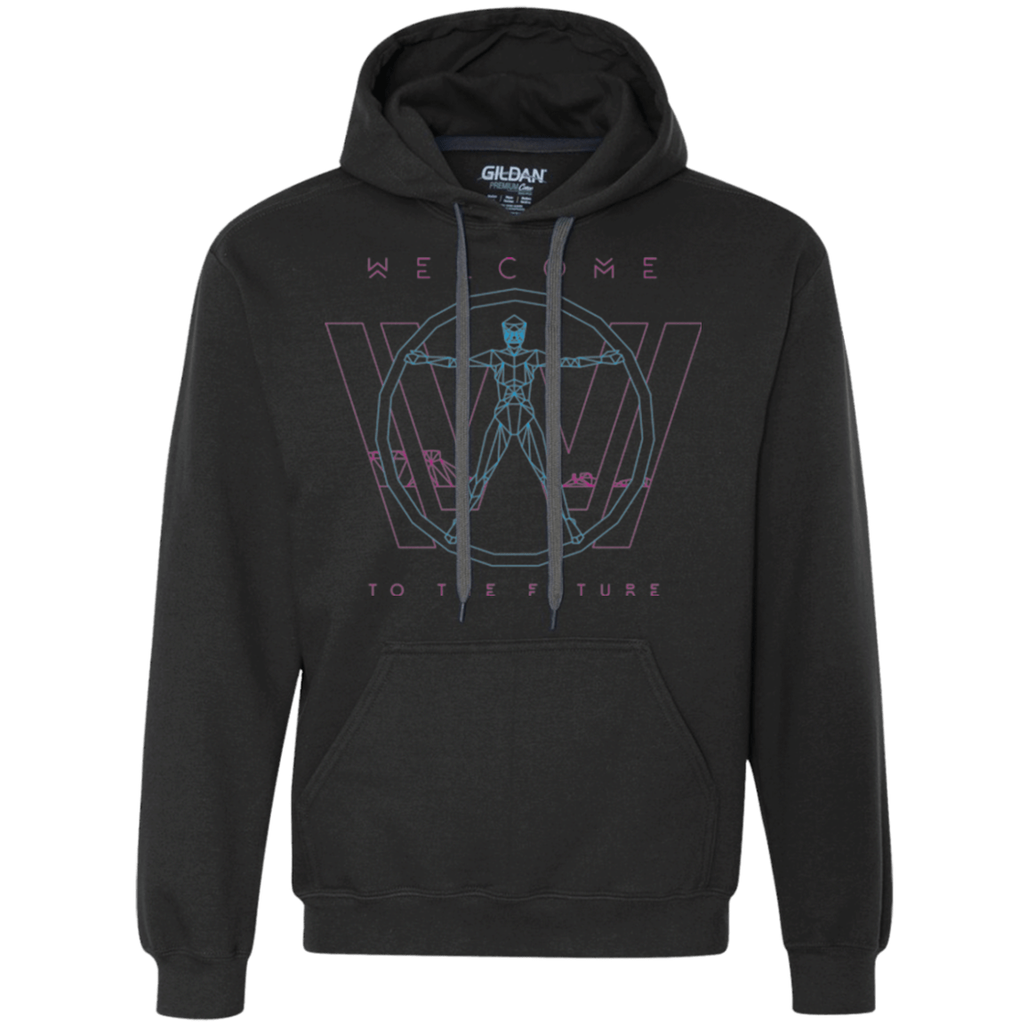 Sweatshirts Black / Small Welcome to the future Premium Fleece Hoodie