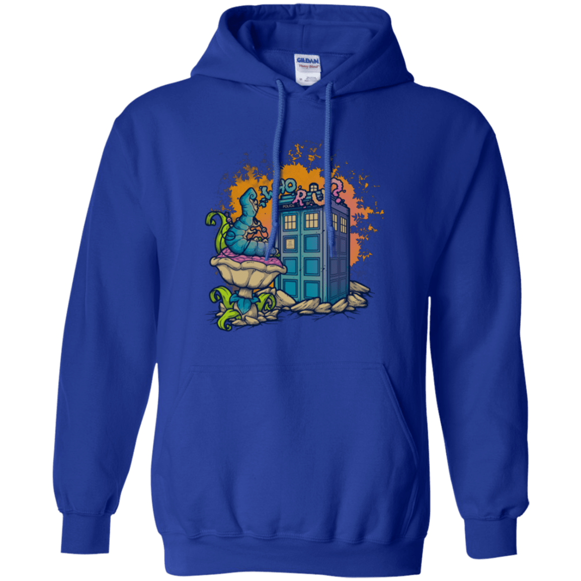 Sweatshirts Royal / Small WHO R U 2 Pullover Hoodie