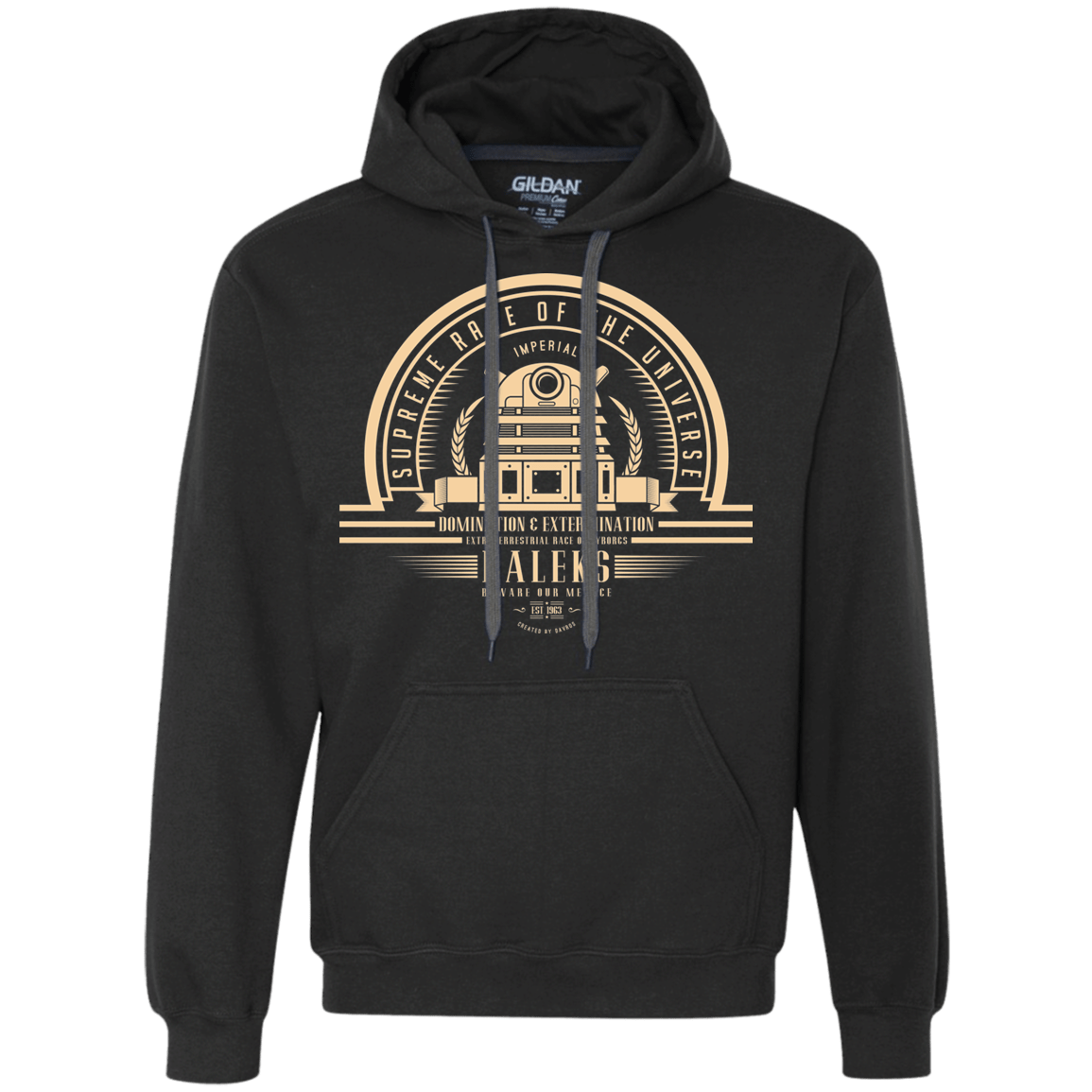 Sweatshirts Black / Small Who Villains Daleks Premium Fleece Hoodie