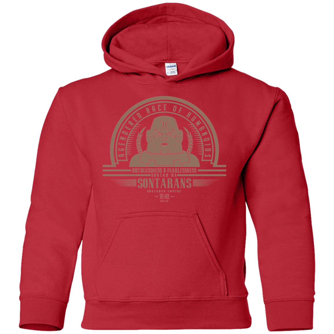 Sweatshirts Red / YS Who Villains Sontarans Youth Hoodie