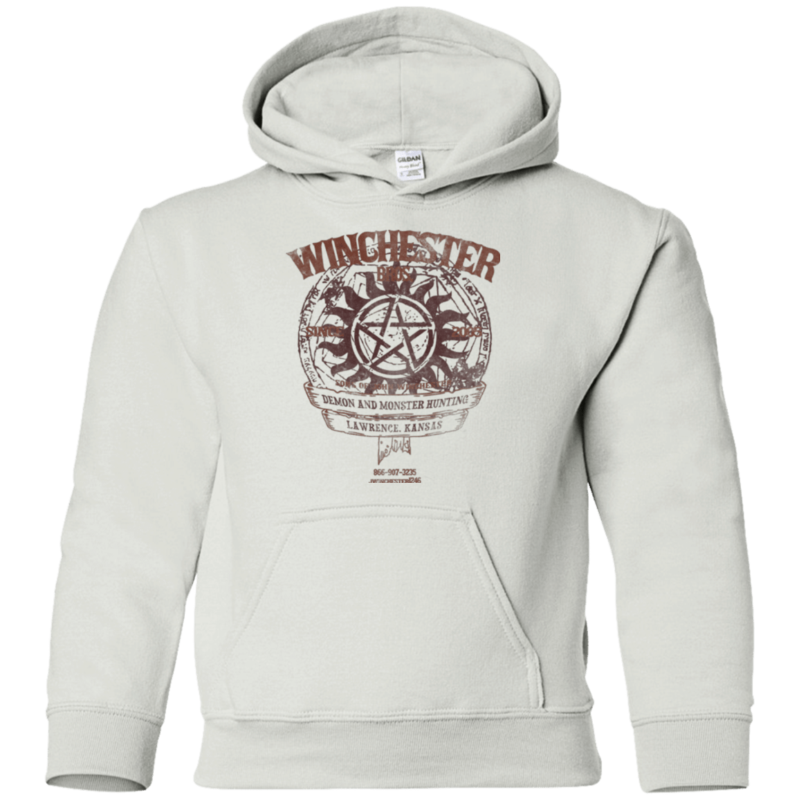 Sweatshirts White / YS Winchester Bros Youth Hoodie