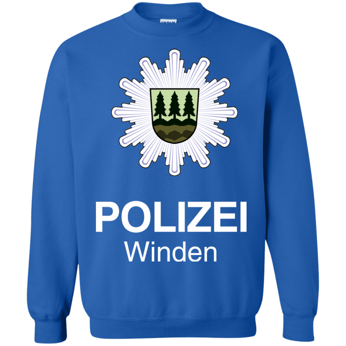 Sweatshirts Royal / Small Winden Polizei Crewneck Sweatshirt