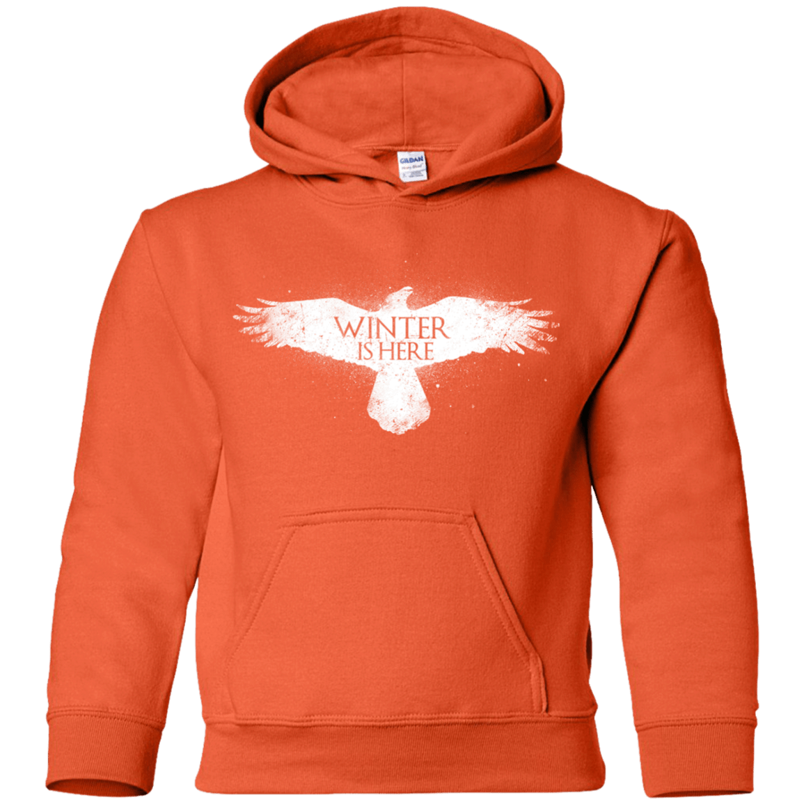 Sweatshirts Orange / YS Winter is here Youth Hoodie
