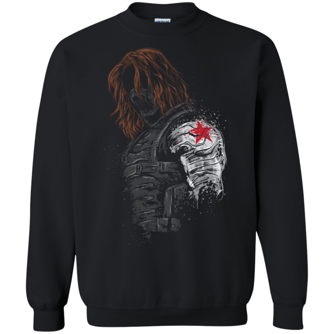 Sweatshirts Black / S Winter Soldier Crewneck Sweatshirt
