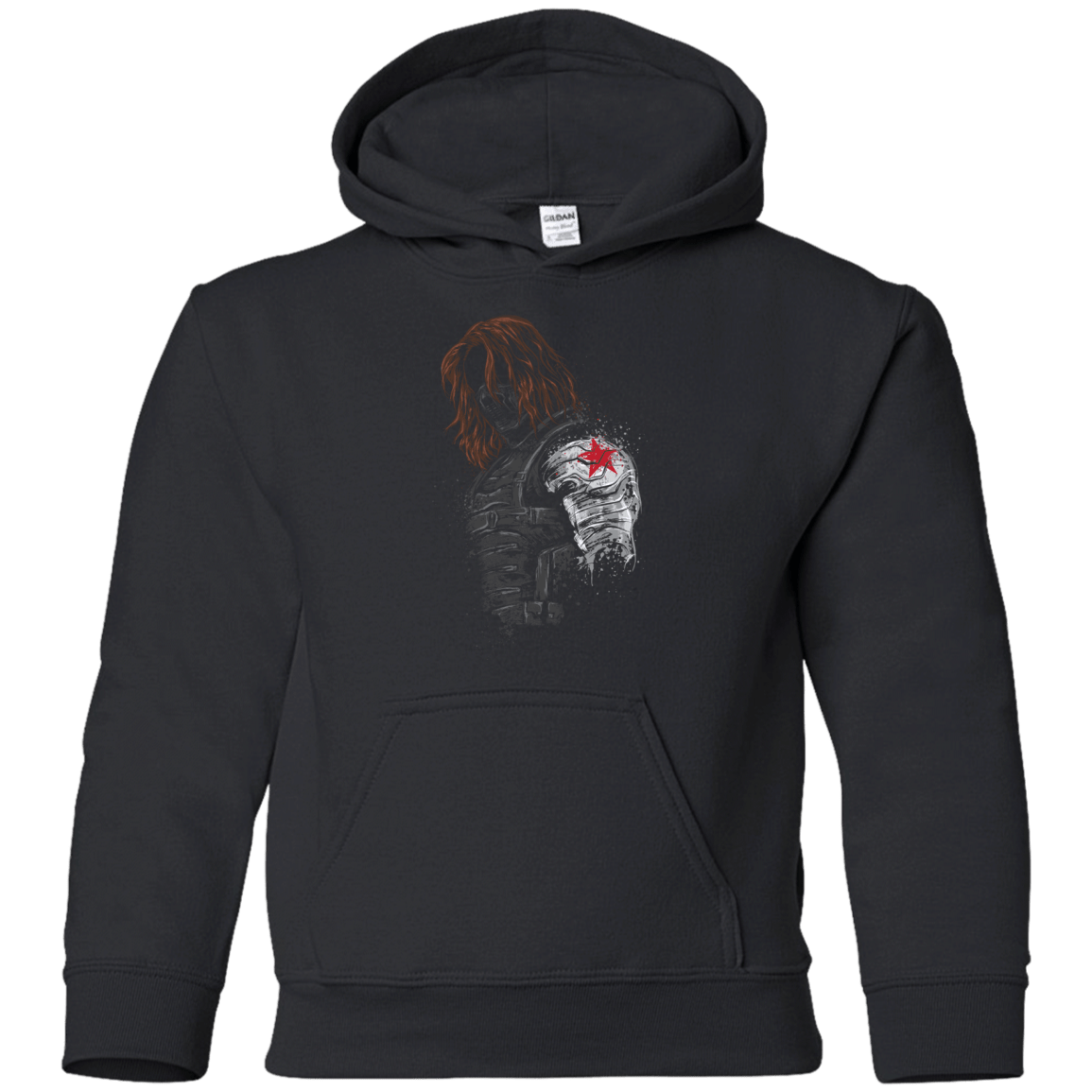 Sweatshirts Black / YS Winter Soldier Youth Hoodie