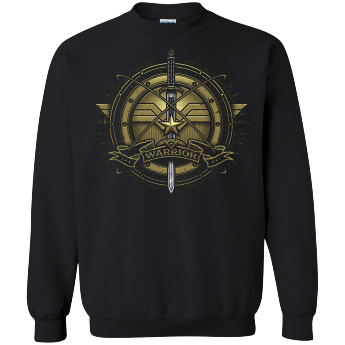 Sweatshirts Black / Small Wonderfull Warrior Crewneck Sweatshirt