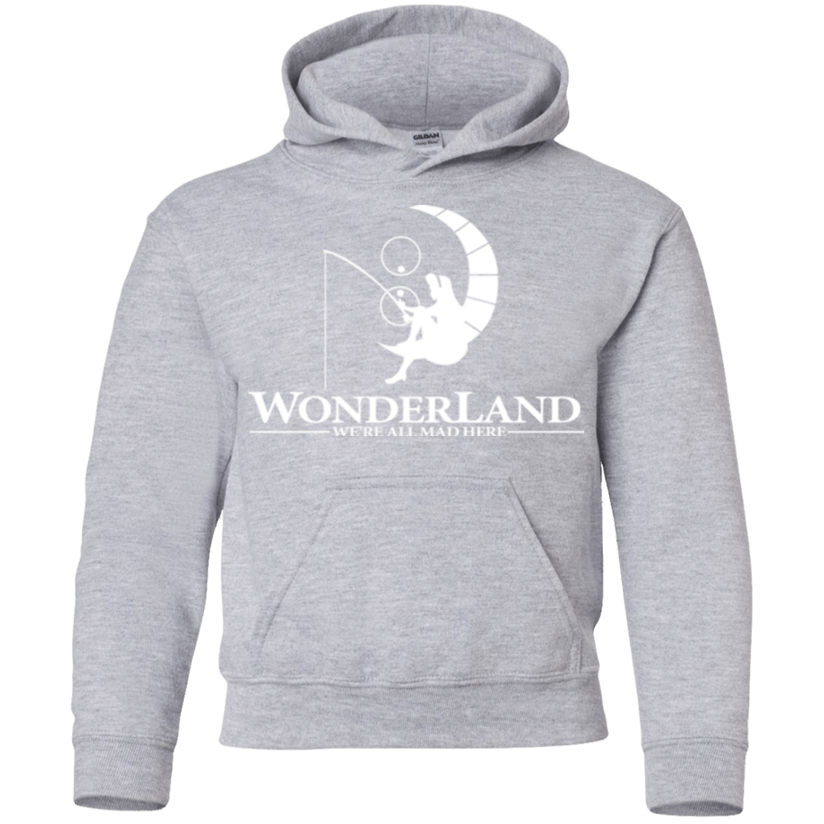 Sweatshirts Sport Grey / YS Wonderland Animation Youth Hoodie