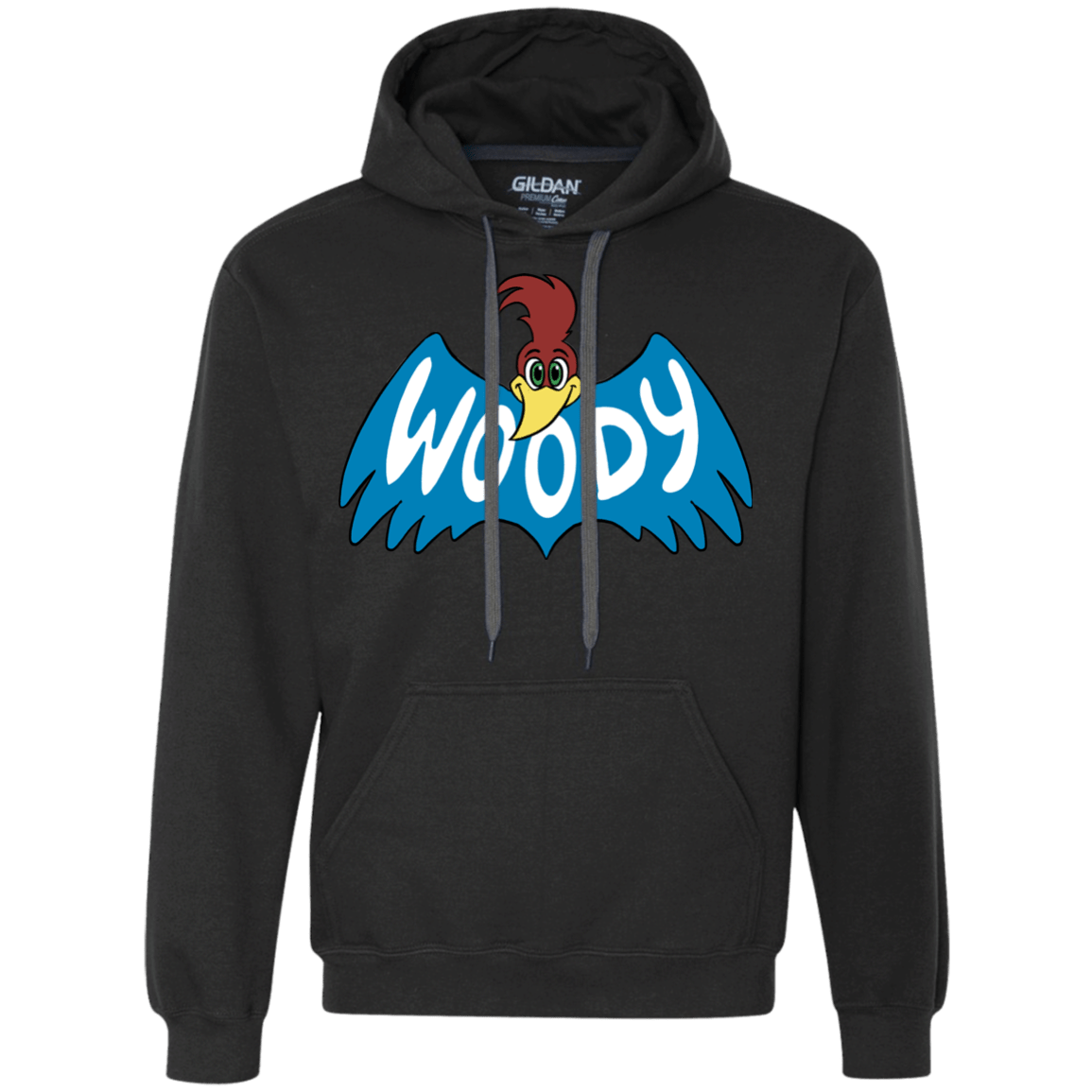 Sweatshirts Black / S Woodpecker Premium Fleece Hoodie