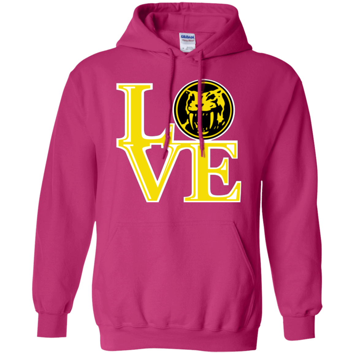 Sweatshirts Heliconia / Small Yellow Ranger LOVE Pullover Hoodie