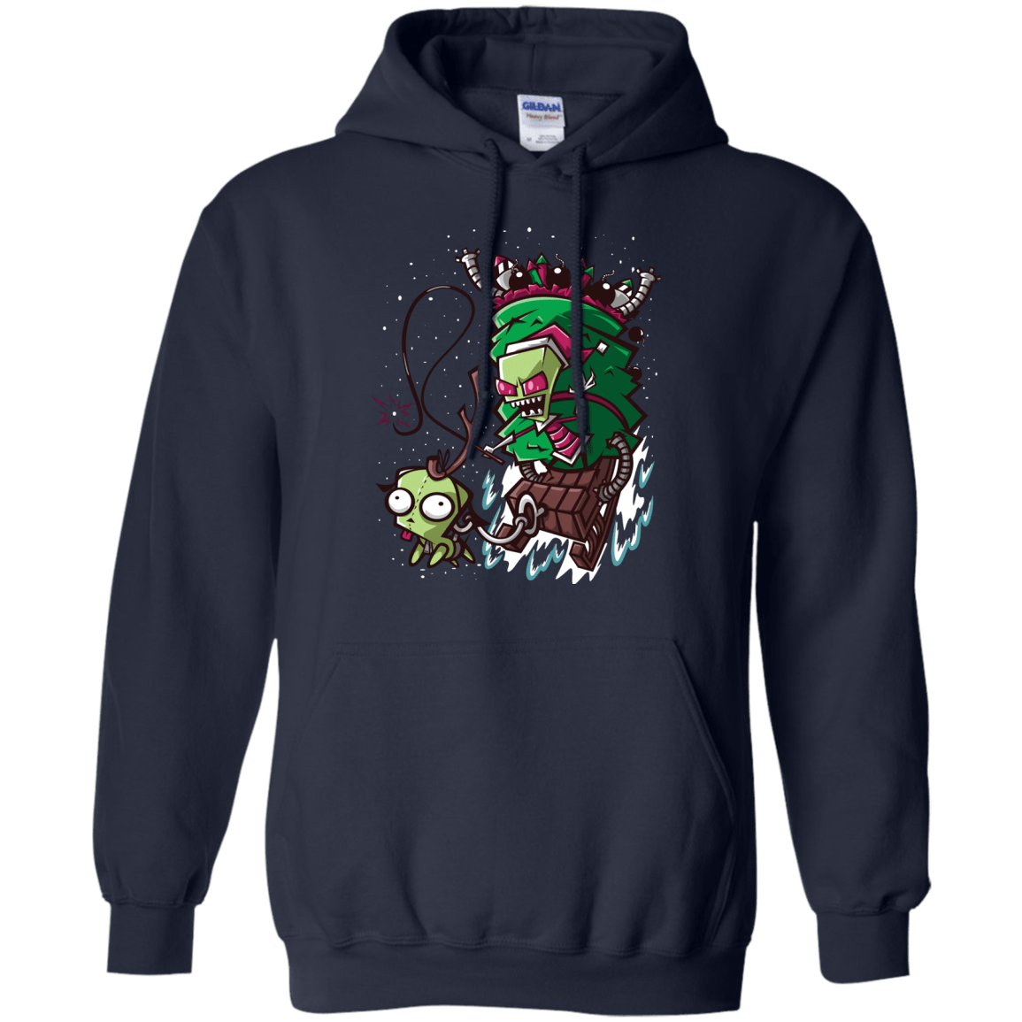 Sweatshirts Navy / Small Zim Stole Christmas Pullover Hoodie