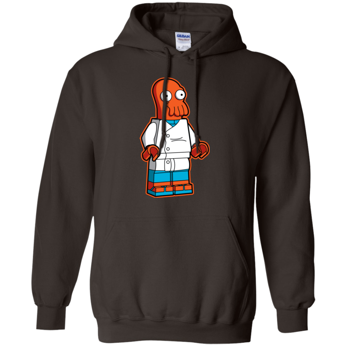 Sweatshirts Dark Chocolate / Small Zoidbrick Pullover Hoodie