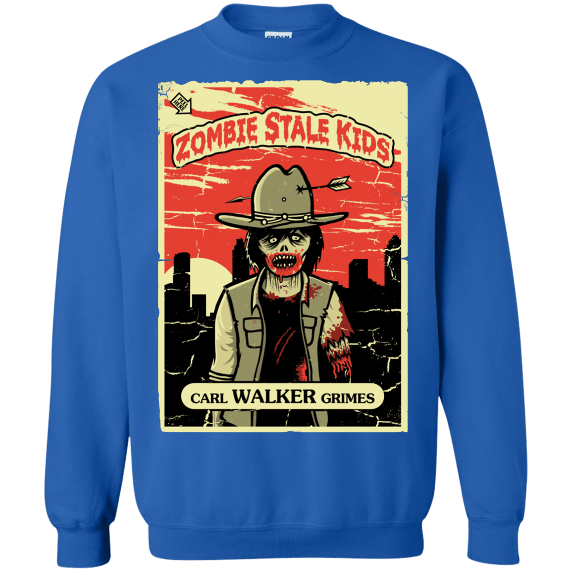 Sweatshirts Royal / Small Zombie Stale Kids Crewneck Sweatshirt