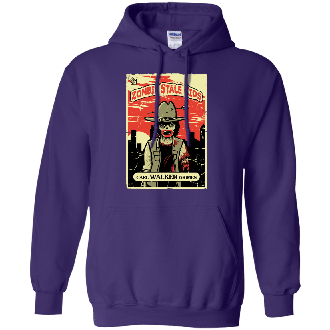 Sweatshirts Purple / Small Zombie Stale Kids Pullover Hoodie