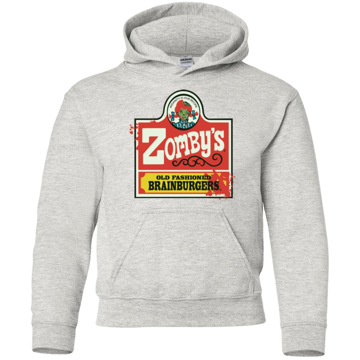 Sweatshirts Ash / YS zombys Youth Hoodie