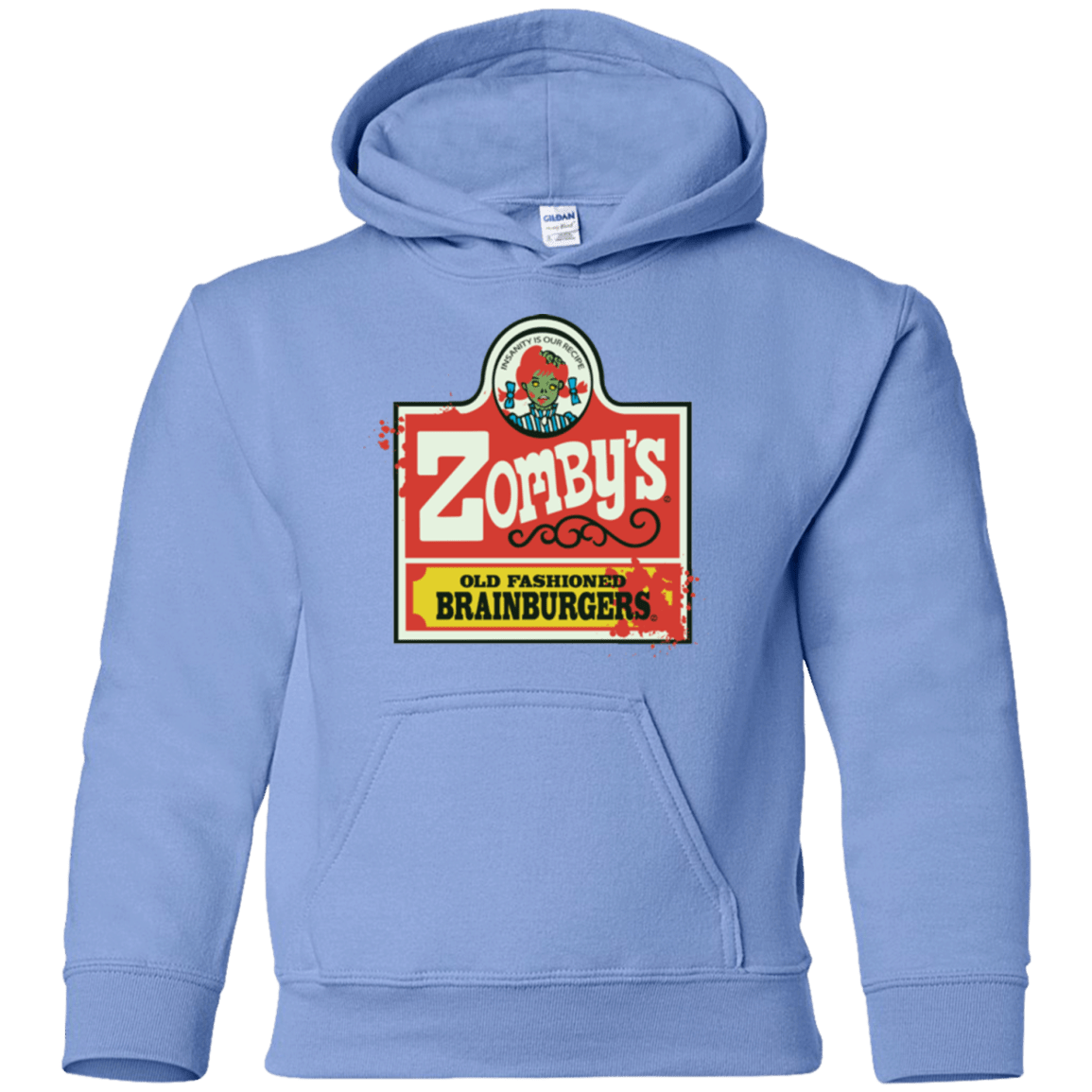 Sweatshirts Carolina Blue / YS zombys Youth Hoodie