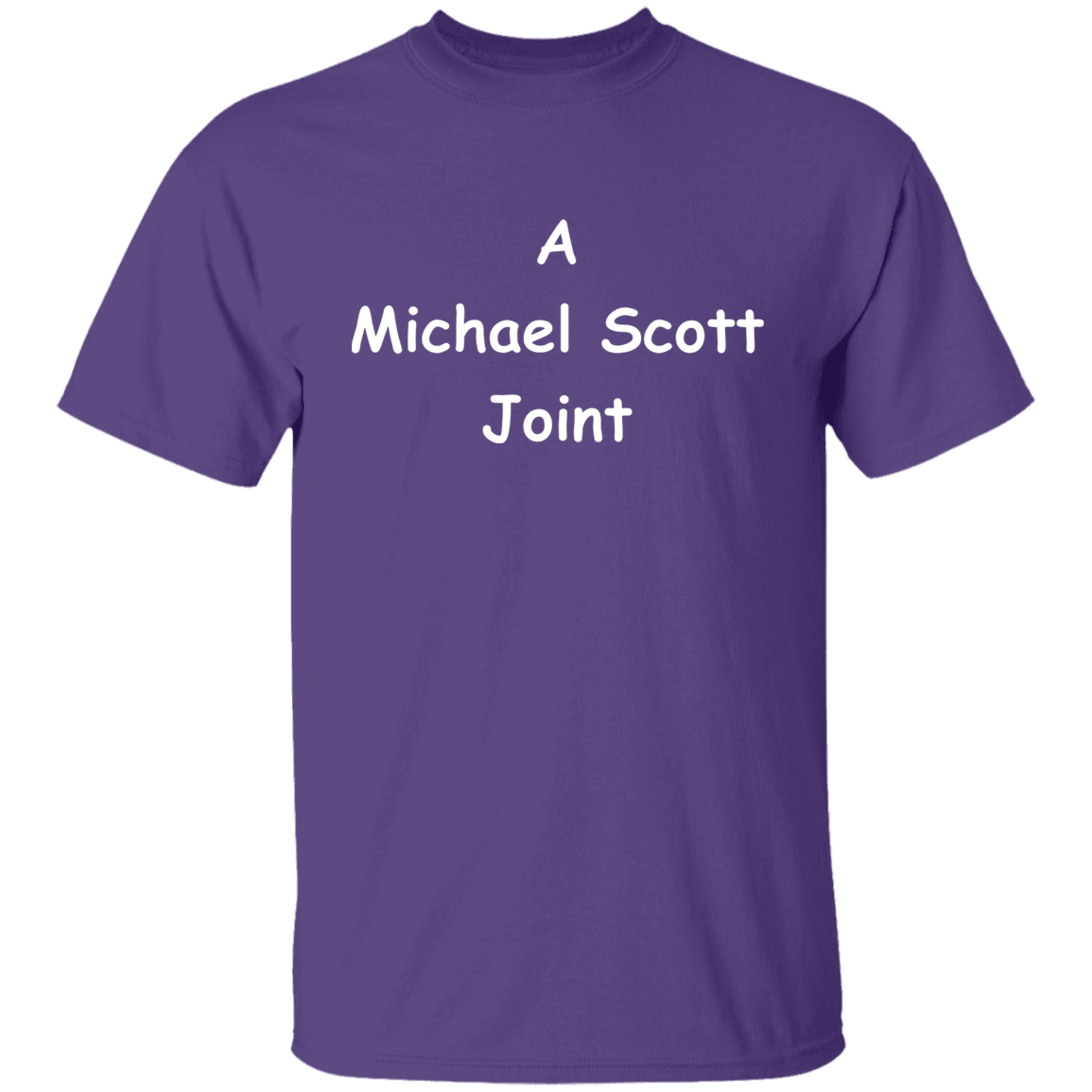 T-Shirts Purple / YXS A Michael Scott Joint Youth T-Shirt