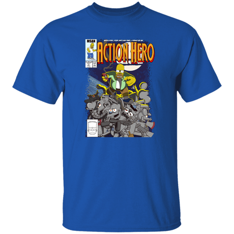 T-Shirts Royal / S Action Hero T-Shirt