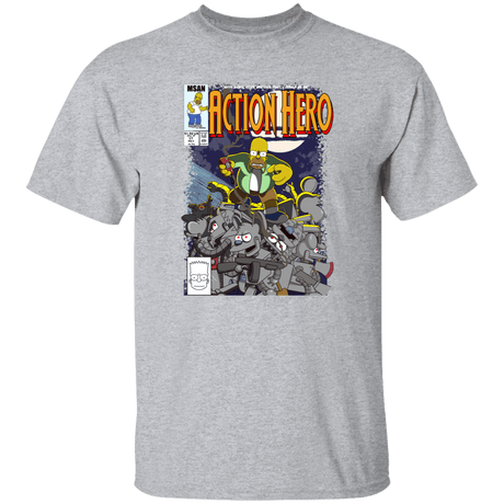 T-Shirts Sport Grey / S Action Hero T-Shirt