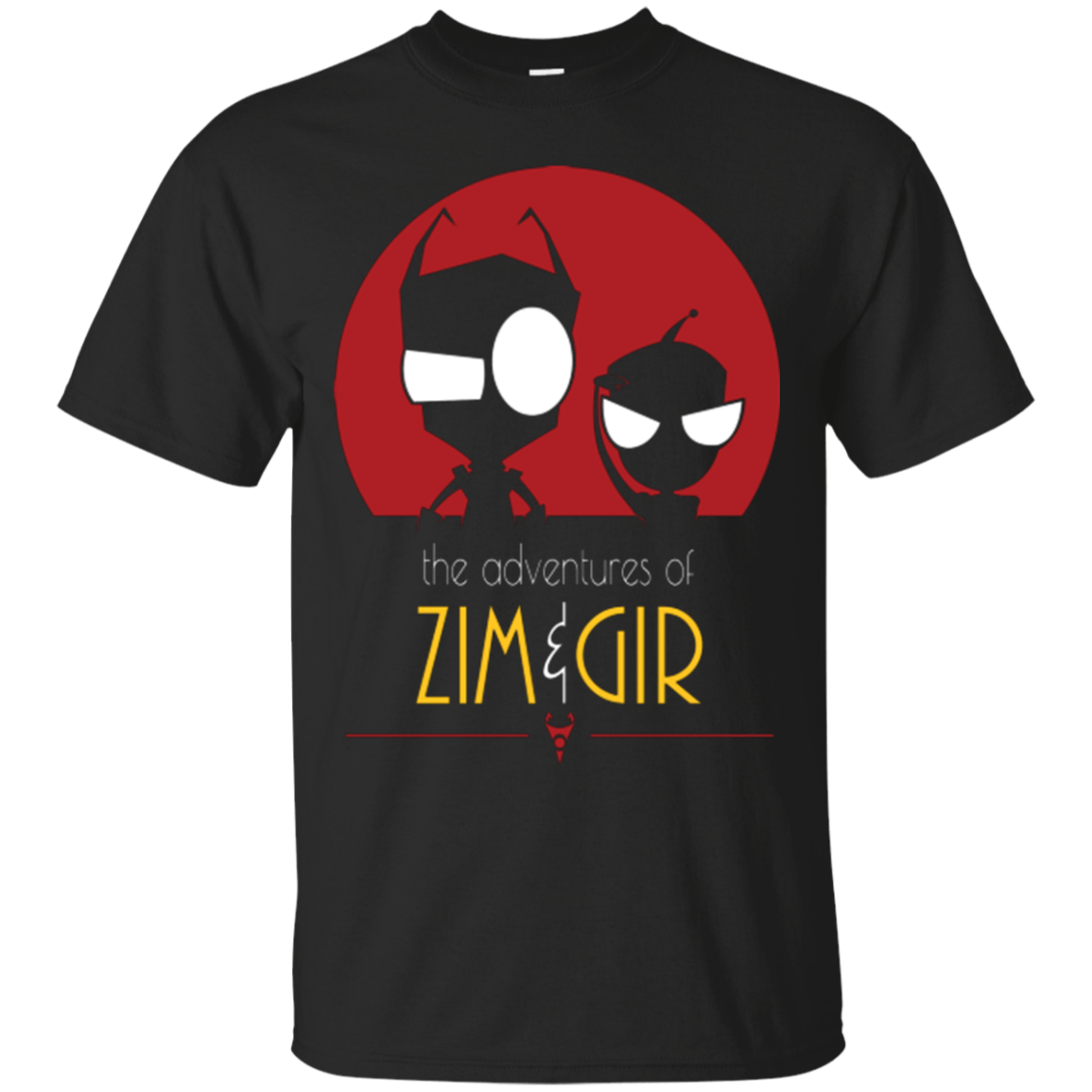 T-Shirts Black / Small ADVENTURES OF ZIM & GIR T-Shirt