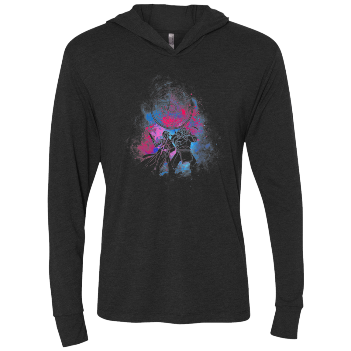 T-Shirts Vintage Black / X-Small ALCHEMIST ART Triblend Long Sleeve Hoodie Tee