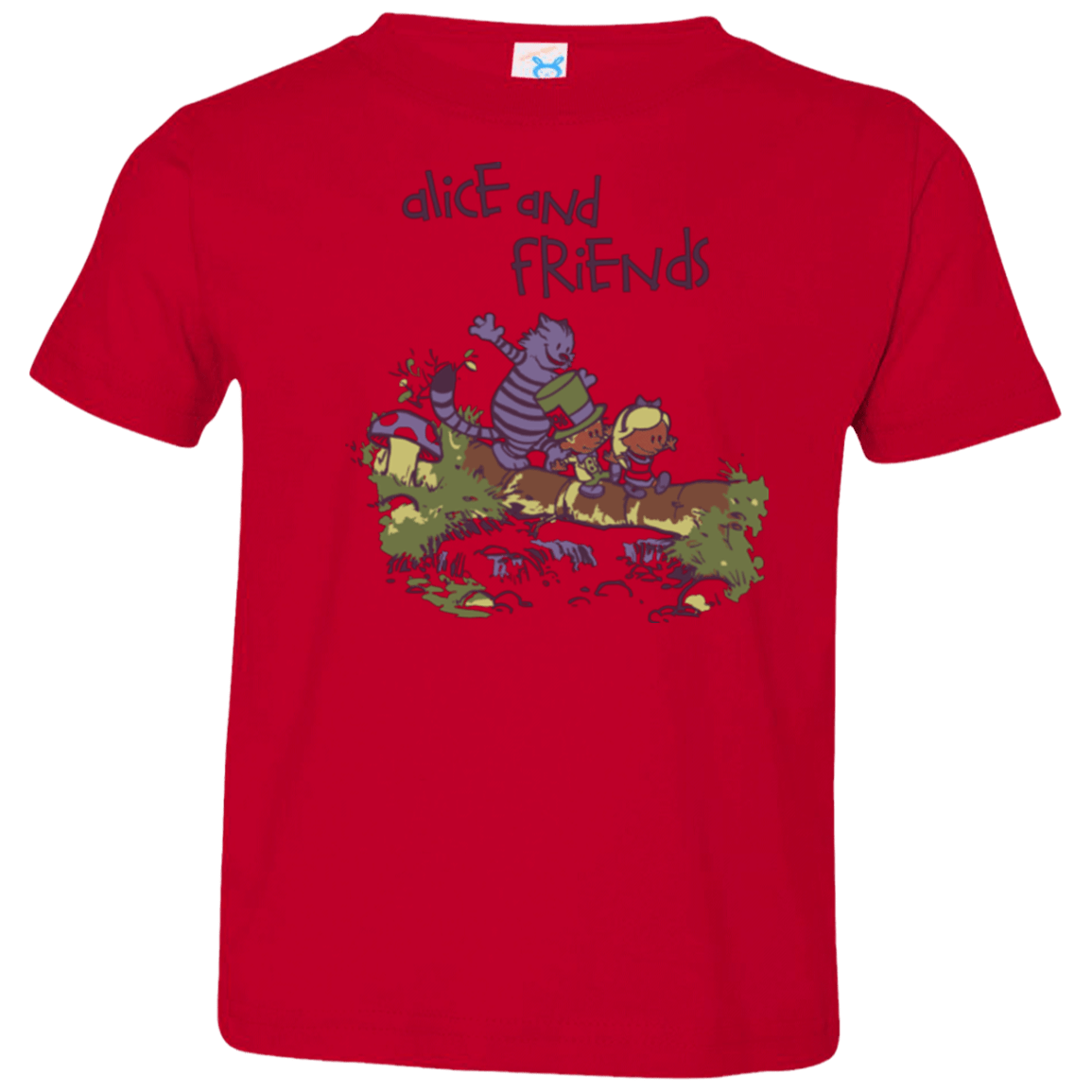 T-Shirts Red / 2T Alice and Friends Toddler Premium T-Shirt