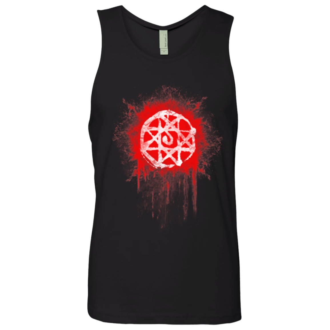T-Shirts Black / Small Alphonse Elric Blood Seal Men's Premium Tank Top