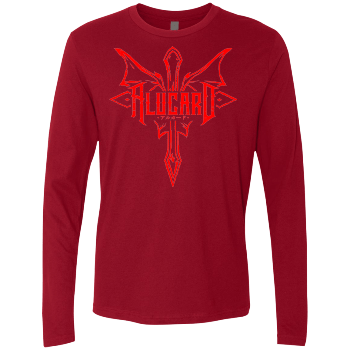T-Shirts Cardinal / Small Alucard Men's Premium Long Sleeve