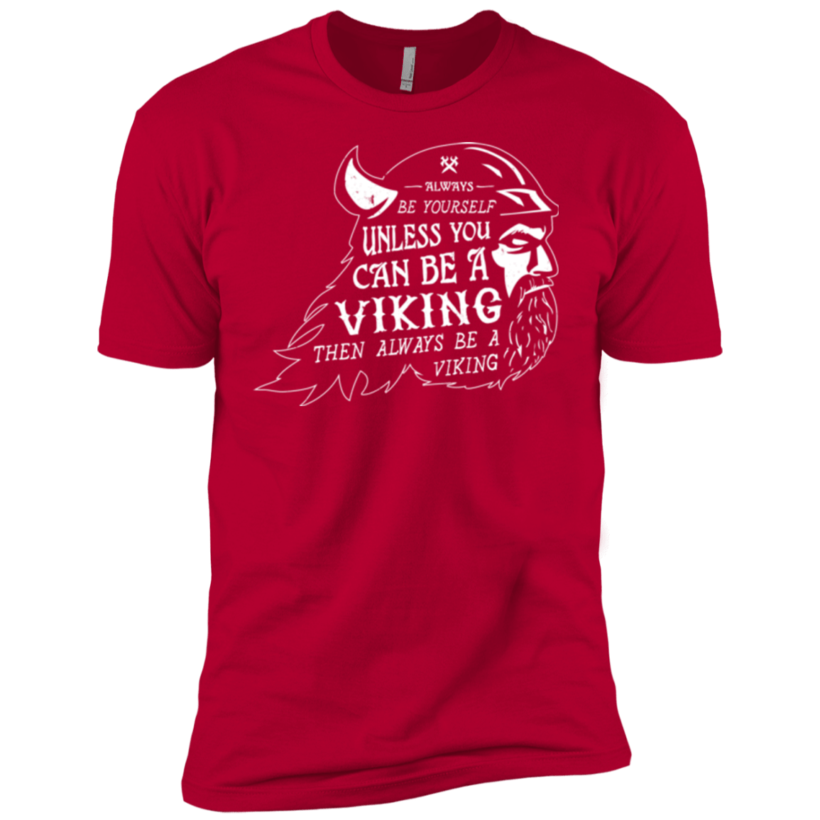 T-Shirts Red / YXS Always Be a Viking Boys Premium T-Shirt