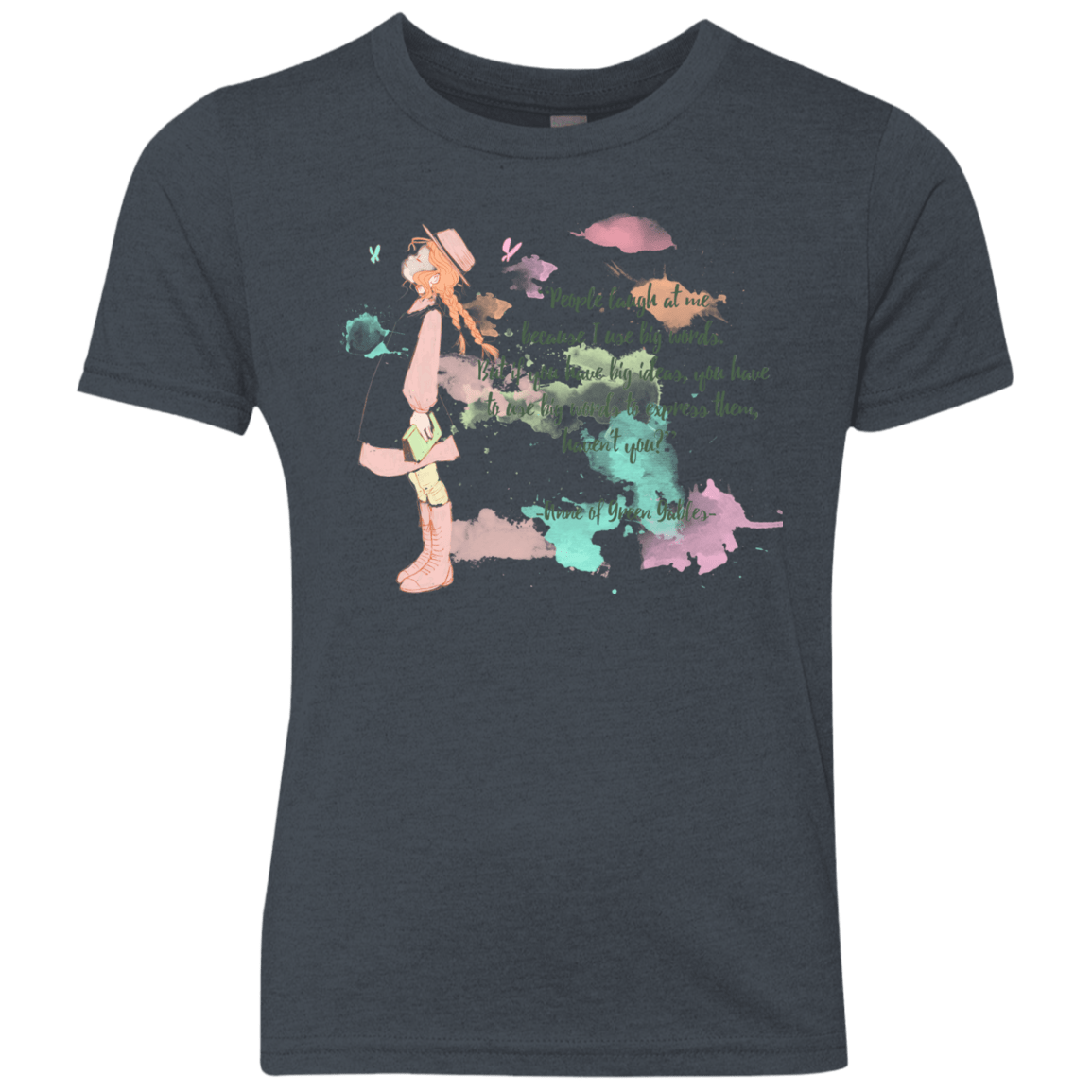 T-Shirts Vintage Navy / YXS Anne of Green Gables 3 Youth Triblend T-Shirt