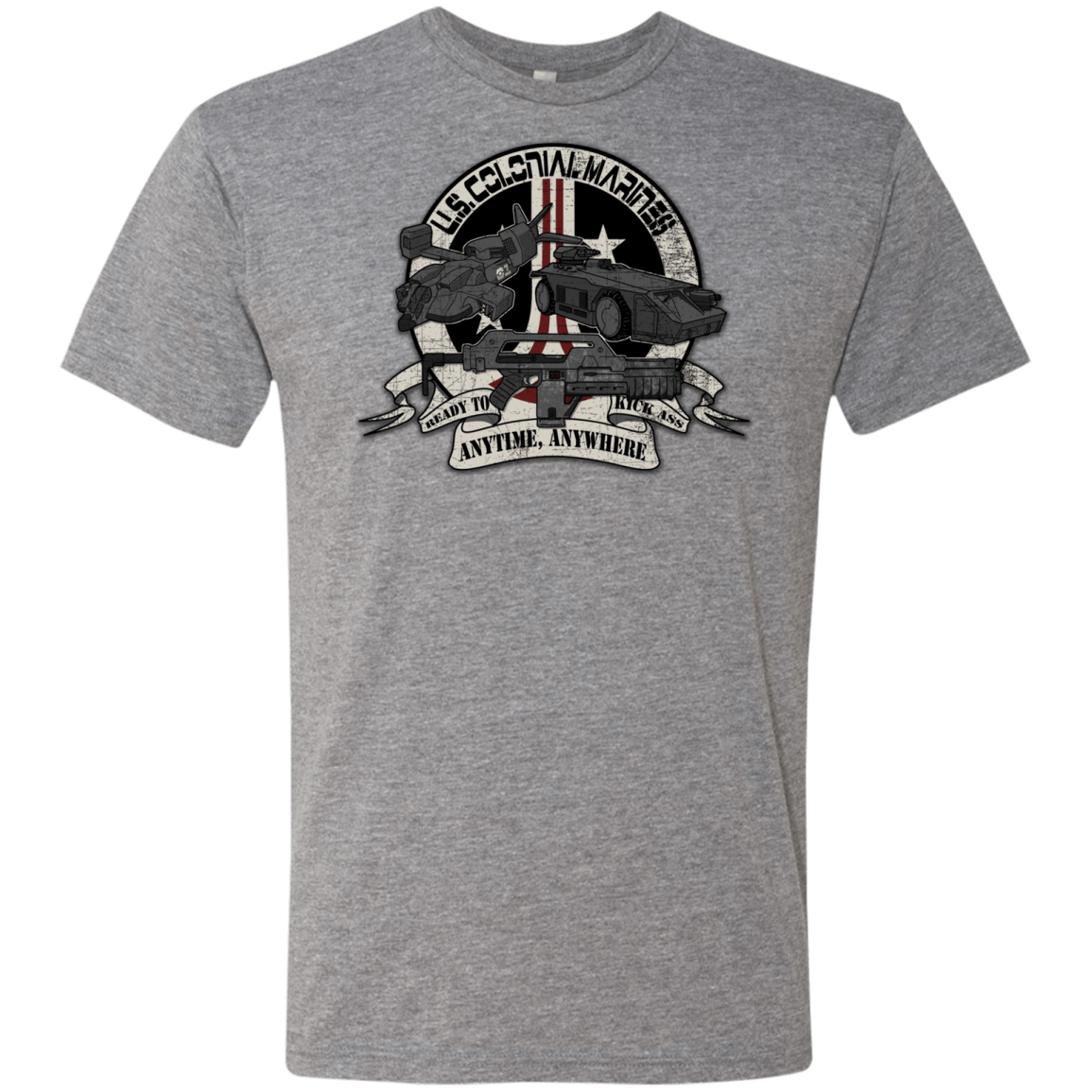 T-Shirts Premium Heather / Small Anytime Anywhere Men's Triblend T-Shirt