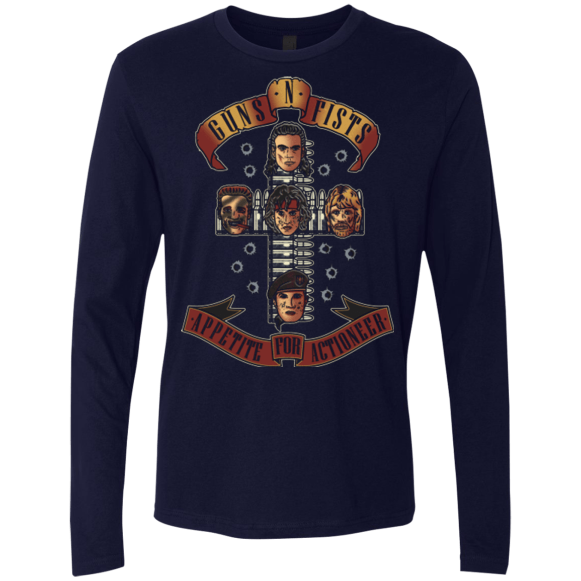 T-Shirts Midnight Navy / Small Appetite for Actioneer Men's Premium Long Sleeve