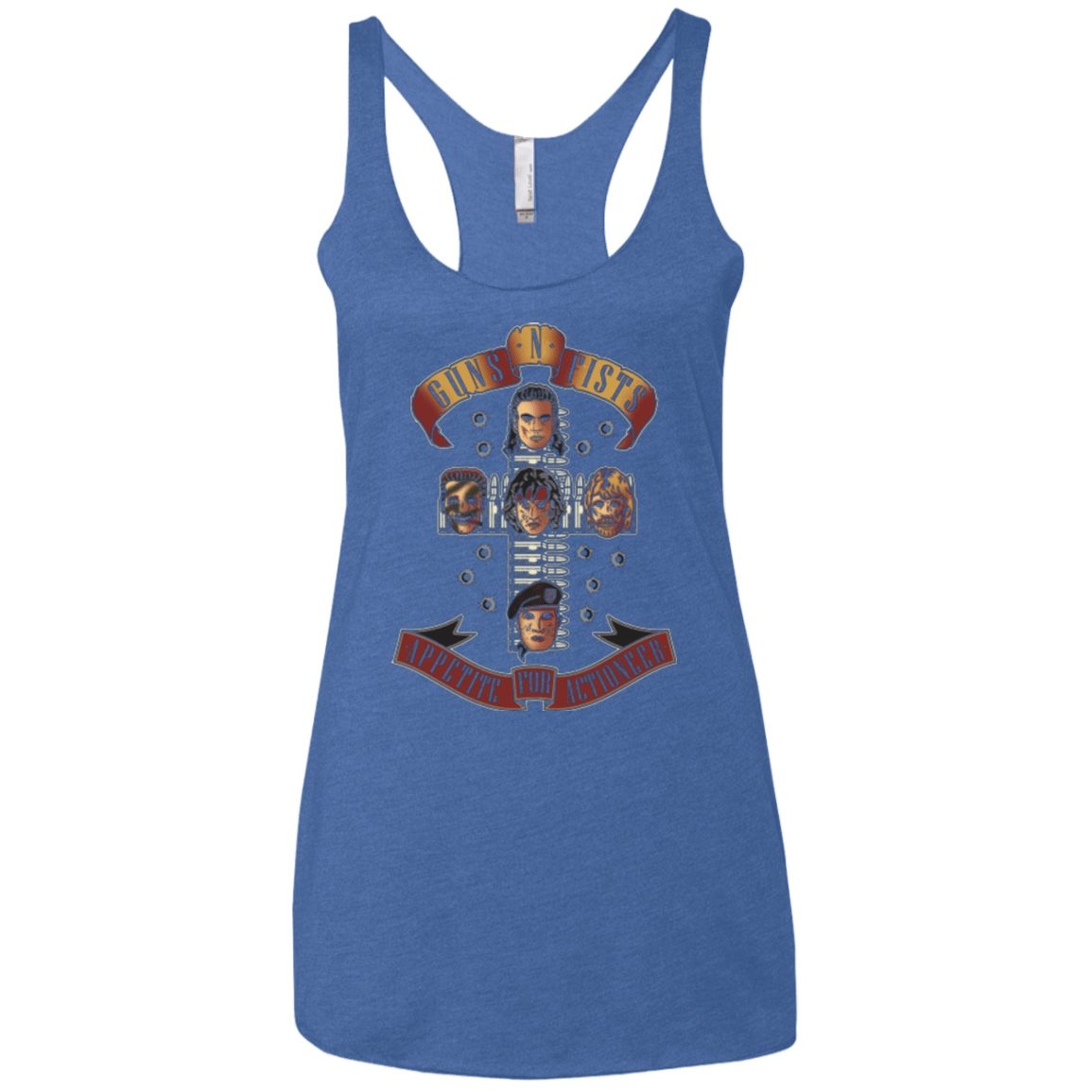 T-Shirts Vintage Royal / X-Small Appetite for Actioneer Women's Triblend Racerback Tank
