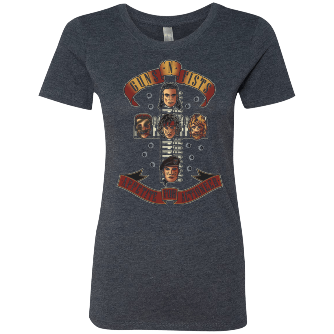 T-Shirts Vintage Navy / Small Appetite for Actioneer Women's Triblend T-Shirt