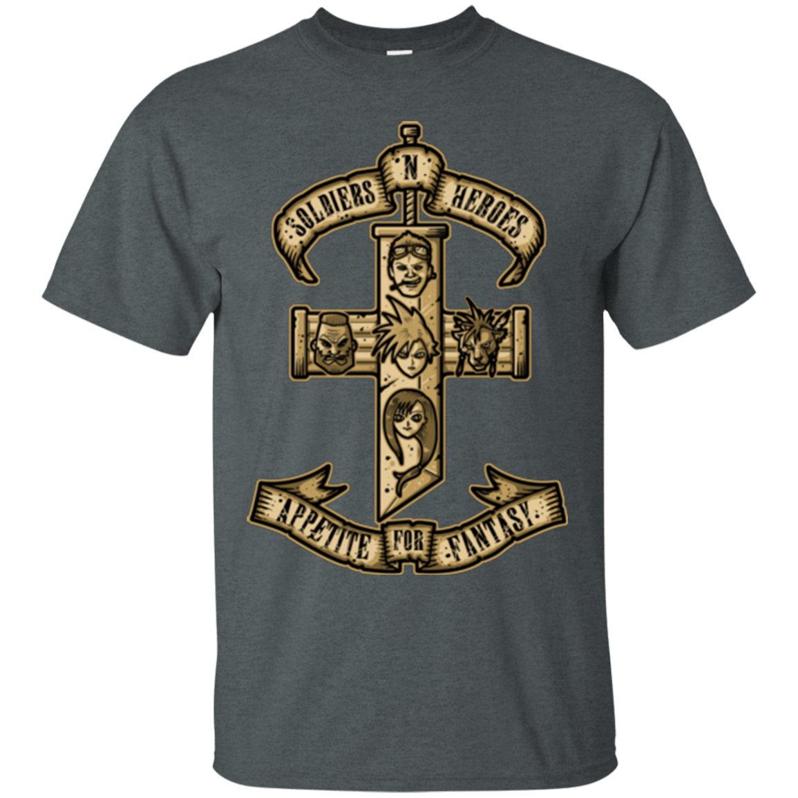 T-Shirts Dark Heather / Small APPETITE FOR FANTASY T-Shirt