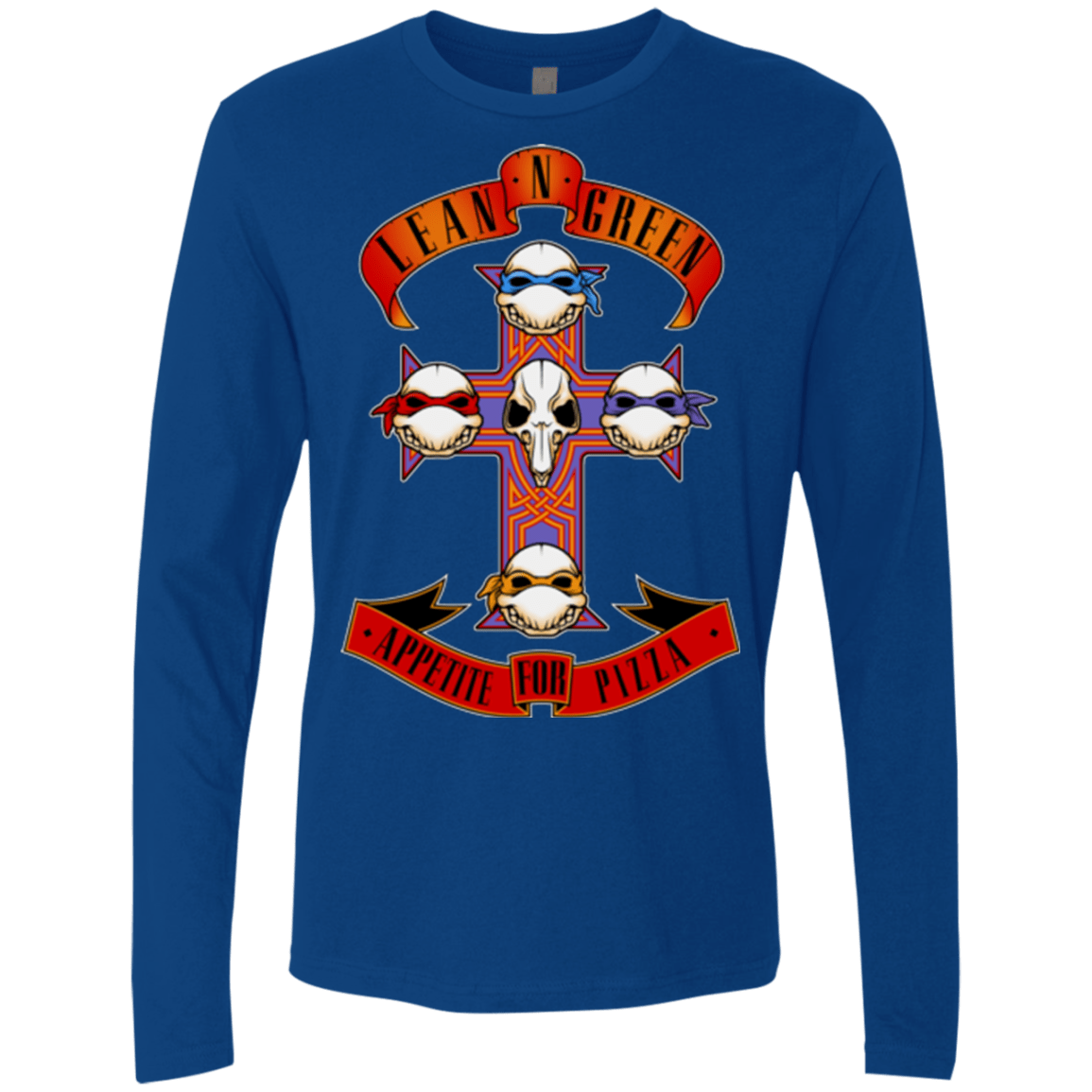 T-Shirts Royal / Small APPETITE FOR PIZZA Men's Premium Long Sleeve