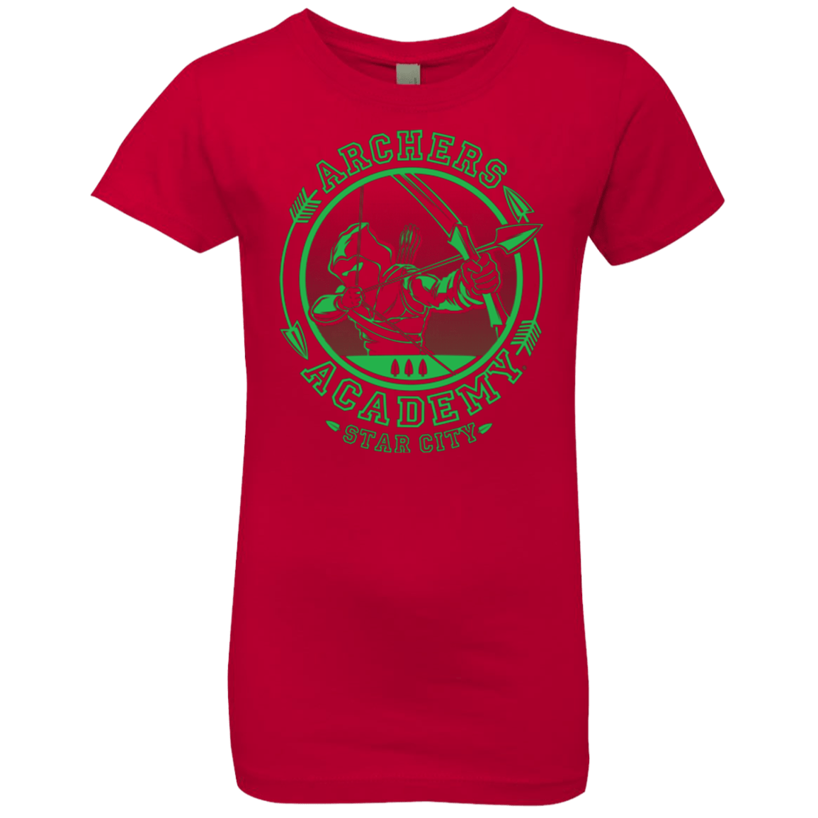 T-Shirts Red / YXS ARCHERS ACADEMY Girls Premium T-Shirt