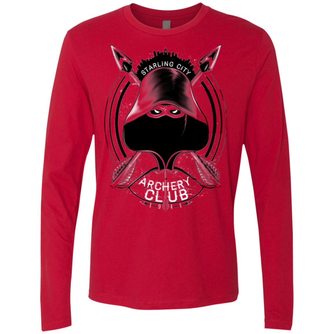 T-Shirts Red / Small Archery Club Men's Premium Long Sleeve