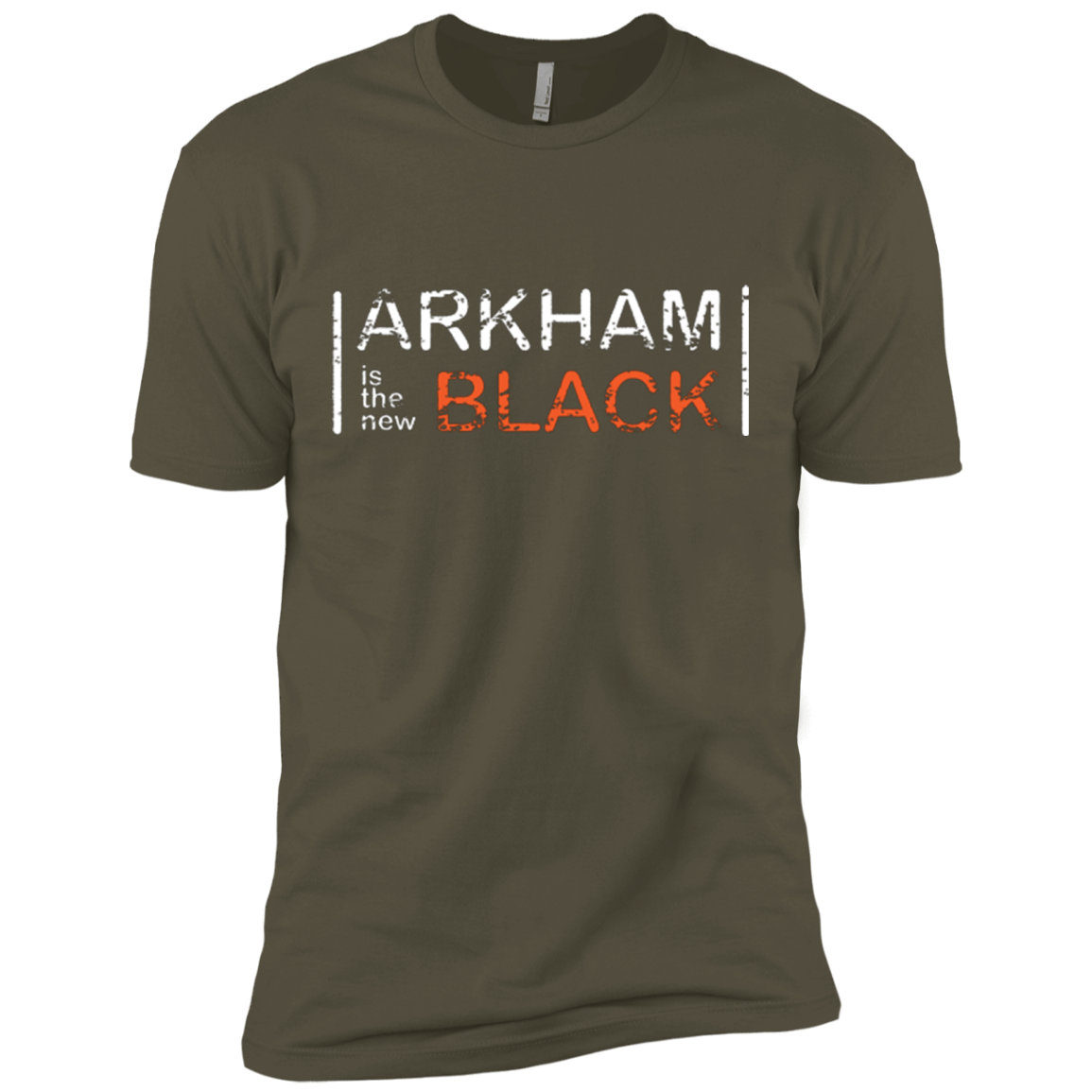 T-Shirts Military Green / X-Small Arkham Black Men's Premium T-Shirt