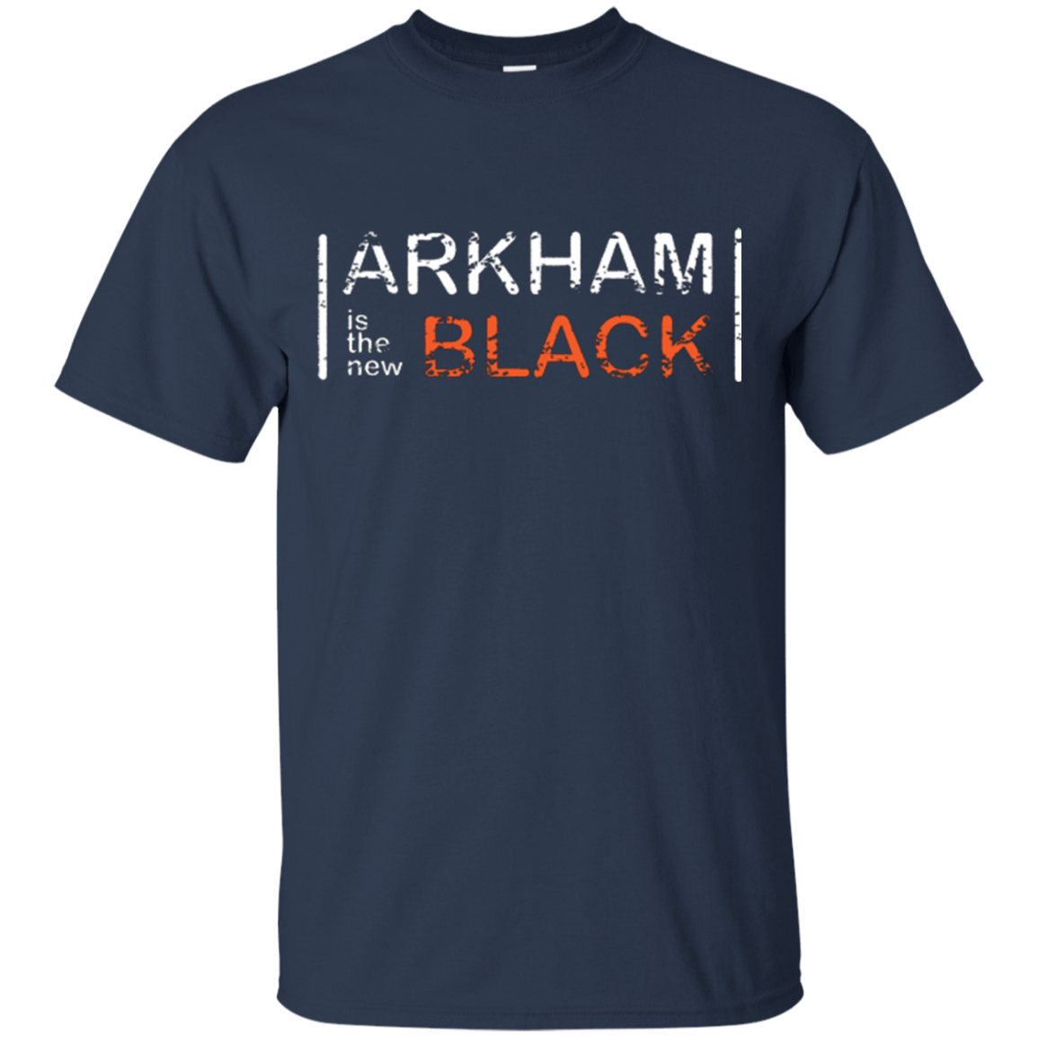 T-Shirts Navy / Small Arkham Black T-Shirt