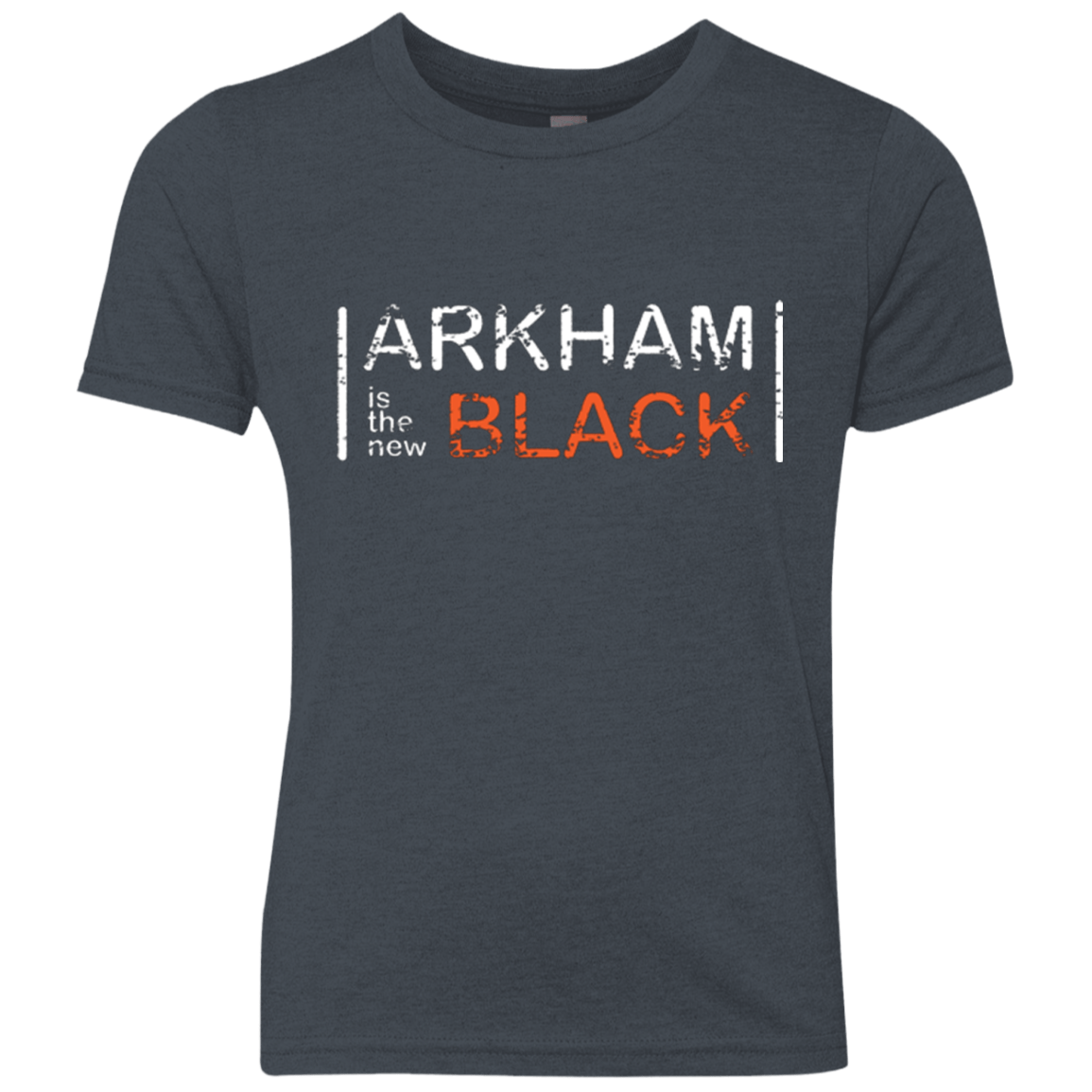 T-Shirts Vintage Navy / YXS Arkham Black Youth Triblend T-Shirt