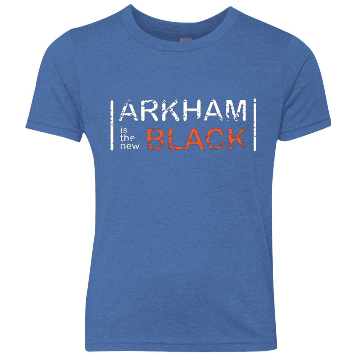 T-Shirts Vintage Royal / YXS Arkham Black Youth Triblend T-Shirt