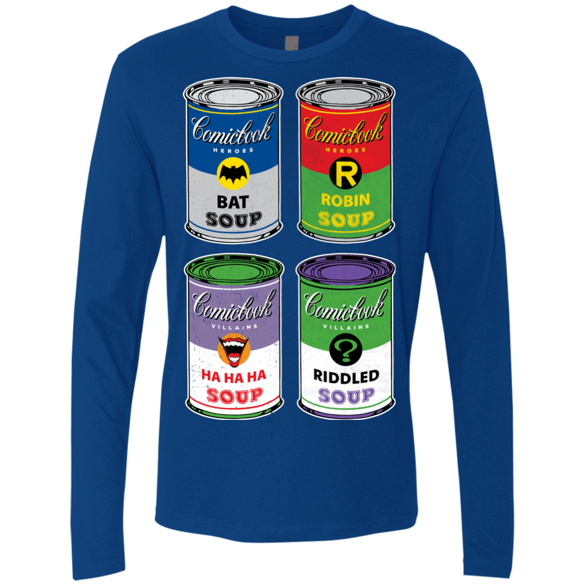 T-Shirts Royal / Small Arkham Soup Men's Premium Long Sleeve