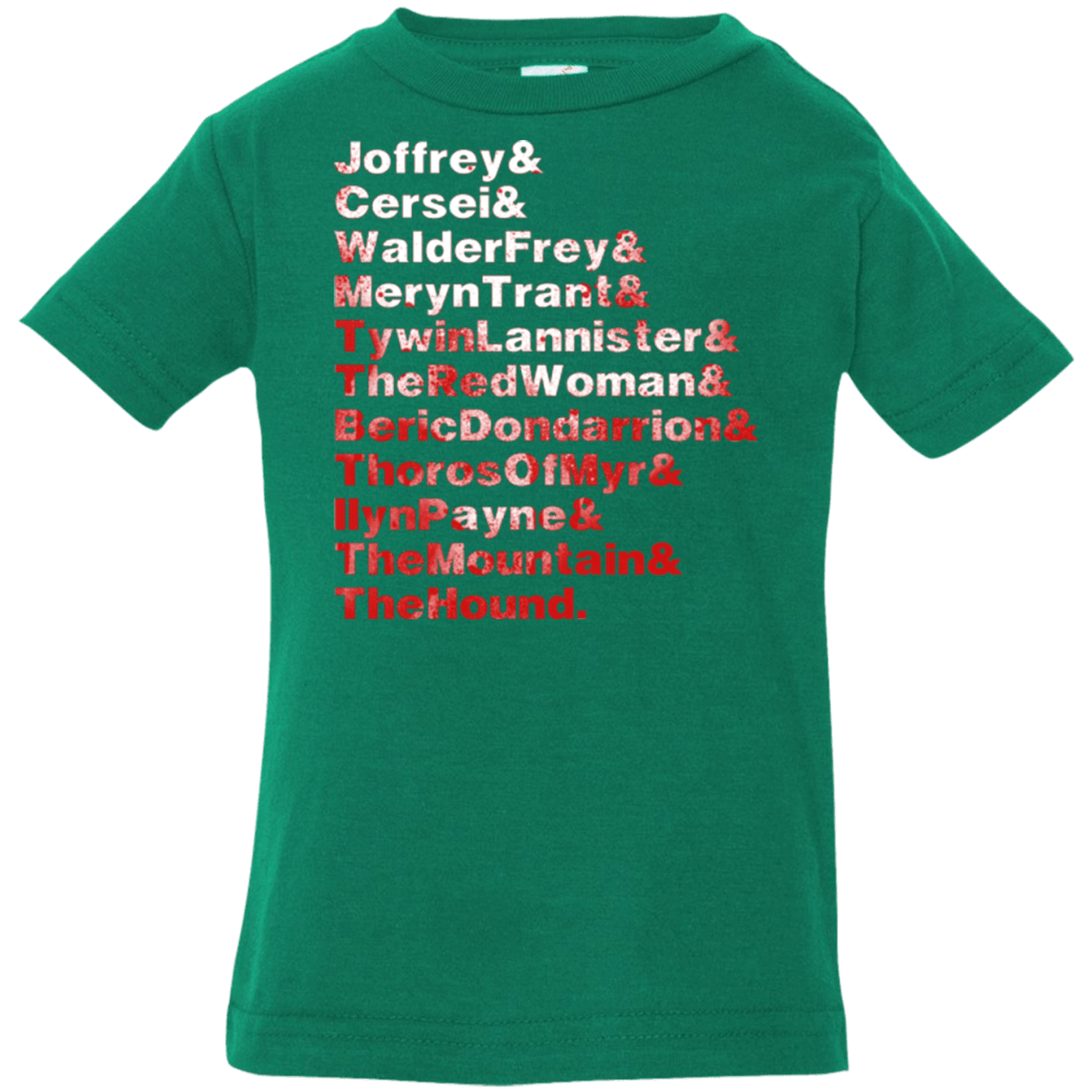 T-Shirts Kelly / 6 Months Aryas Kill List Infant Premium T-Shirt