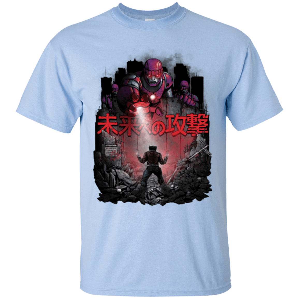 T-Shirts Light Blue / Small Attack On The Future T-Shirt