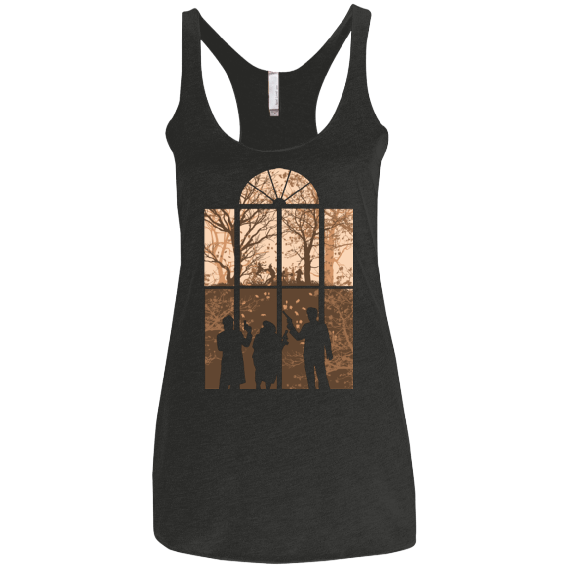 T-Shirts Vintage Black / X-Small Autumn in Astoria 1 Women's Triblend Racerback Tank