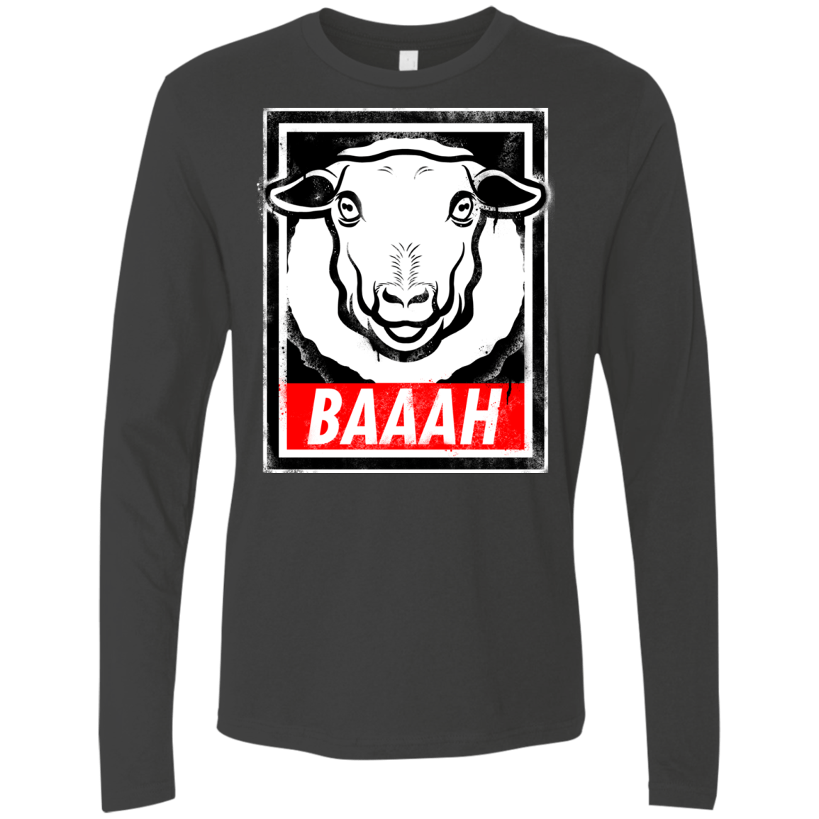 T-Shirts Heavy Metal / Small BAAAH Men's Premium Long Sleeve