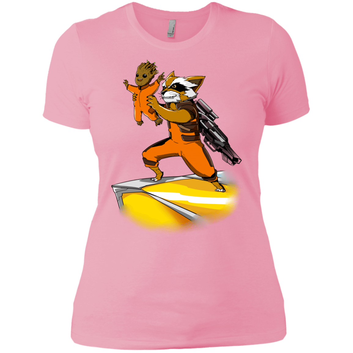 T-Shirts Light Pink / X-Small Baby Groot Women's Premium T-Shirt